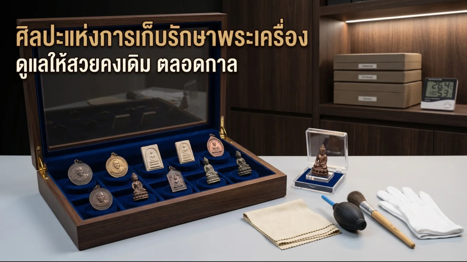การเก็บรักษาพระเครื่องให้สวยคงเดิม