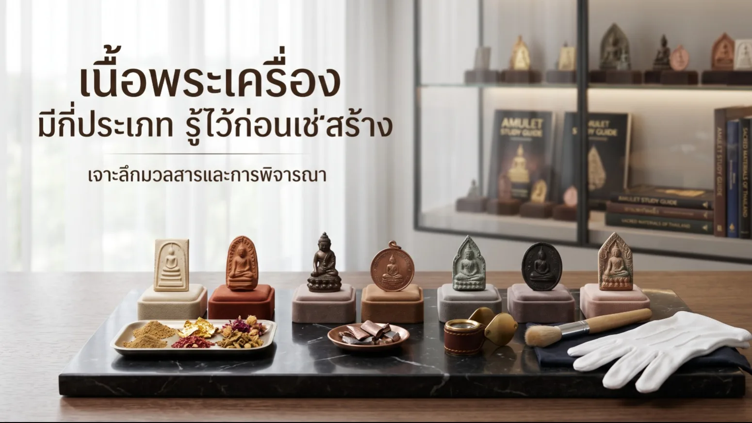 เนื้อพระเครื่อง มีกี่ประเภท รู้ไว้ก่อนเช่า